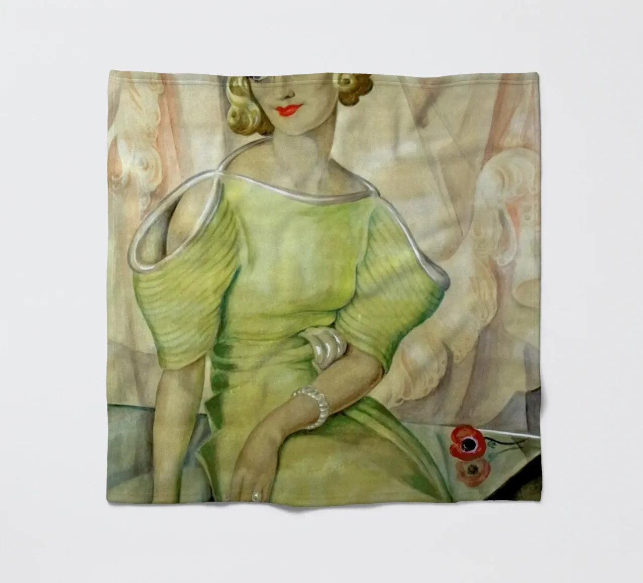 Gerda Wegener - Eva Heramb coperta in pile da Vintage by JUNIQE
