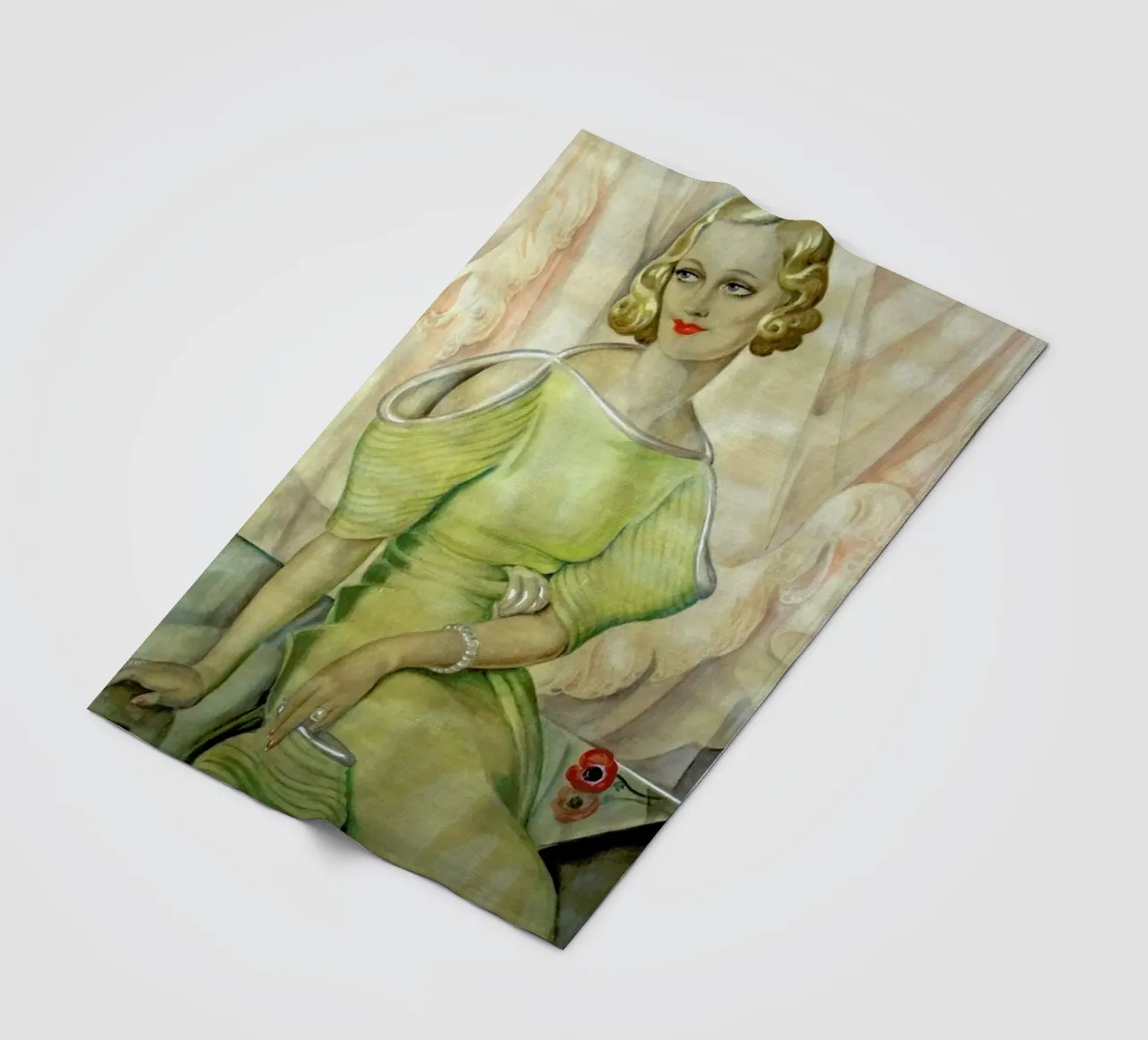 Gerda Wegener - Eva Heramb coperta in pile da Vintage by JUNIQE