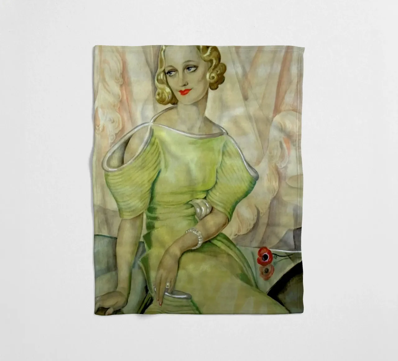 Gerda Wegener - Eva Heramb coperta in pile da Vintage by JUNIQE