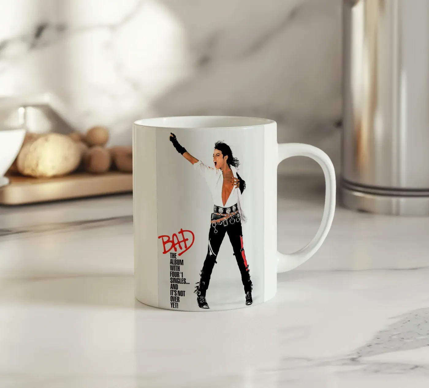 Michael Jackson ceramic mug by xerintinghorp