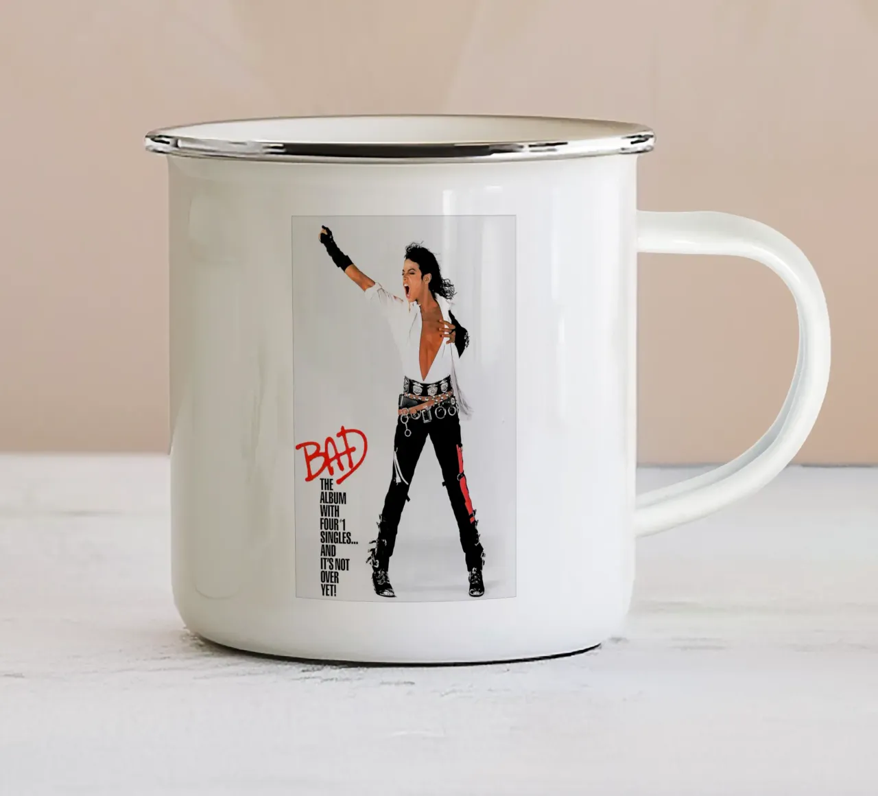 Michael Jackson tazza in smalto da xerintinghorp