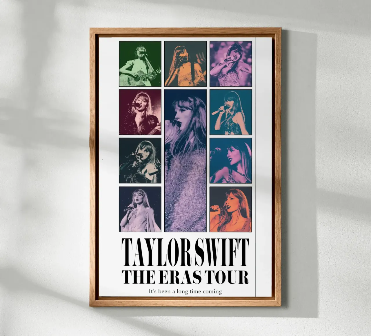 Taylor Swift The Eras Tour canvas with Floater frame by Greatest Figure
