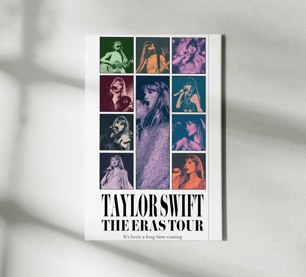 Taylor Swift The Eras Tour canvas with Floater frame by Greatest Figure