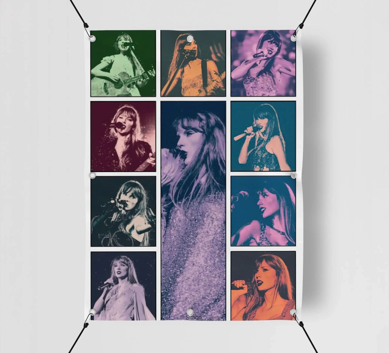 Taylor Swift in abito scintillante telo in pvc da Greatest Figure