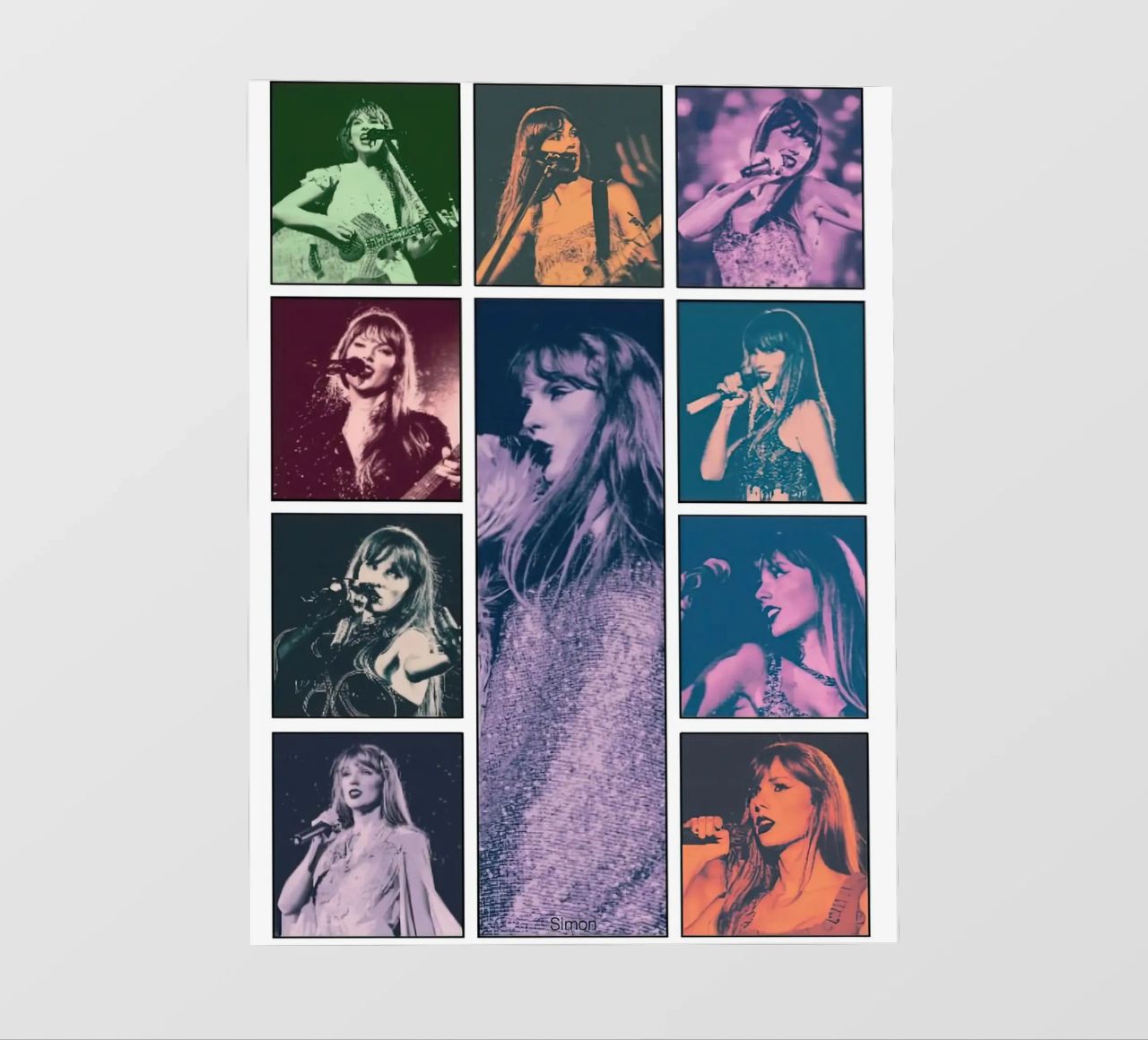 Taylor Swift in abito scintillante telo in pvc da Greatest Figure