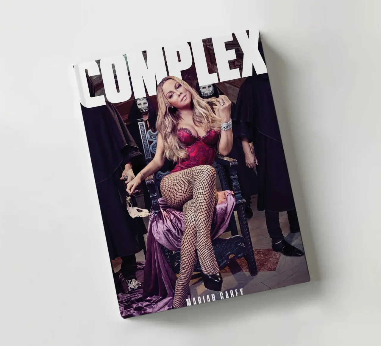 Mariah CArey photoshoot notebook by Greatest Figure