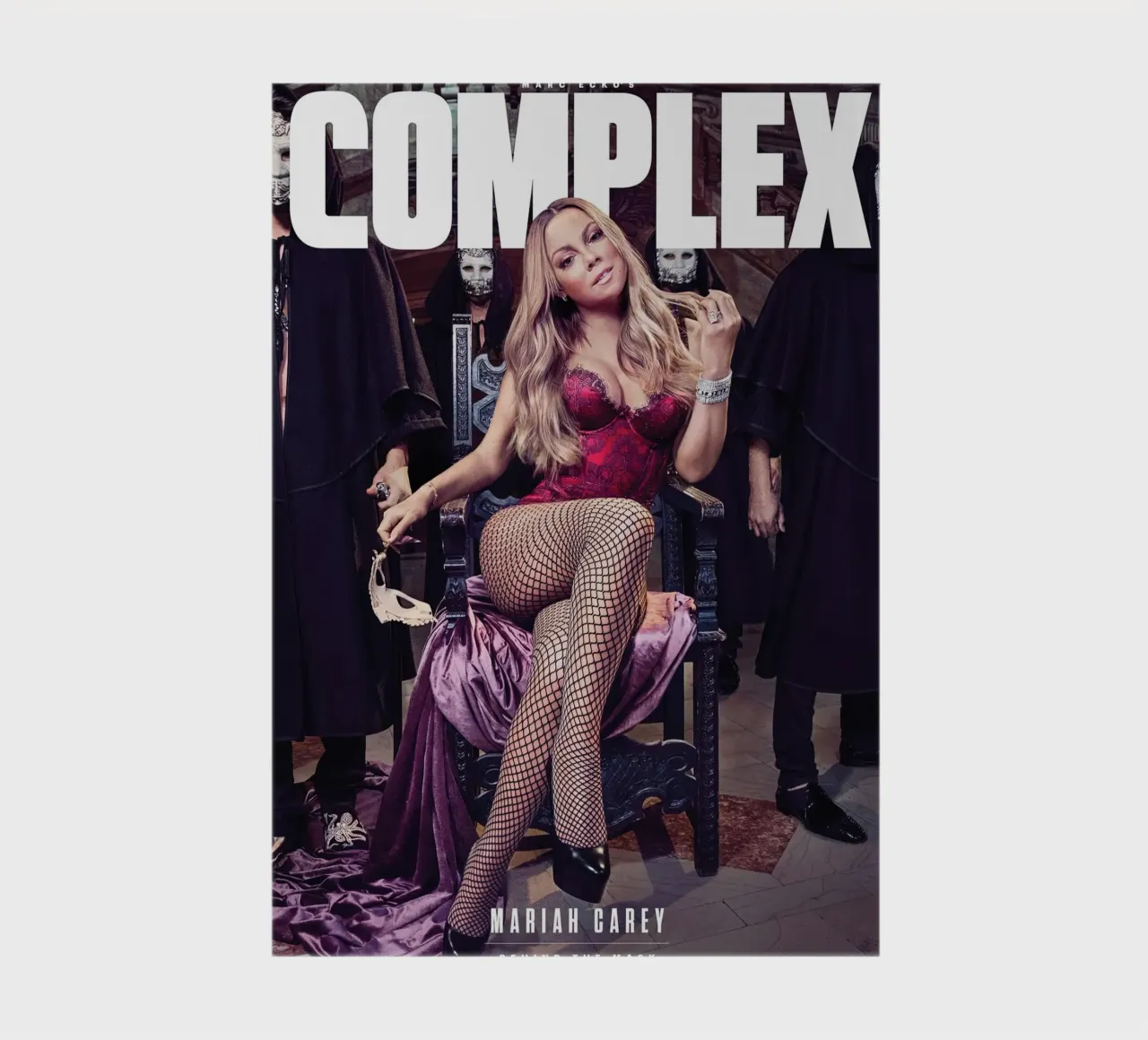 Mariah CArey photoshoot notebook by Greatest Figure