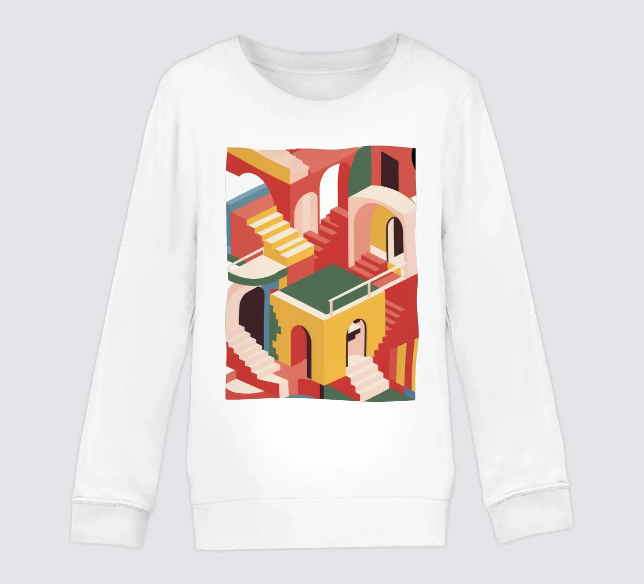 Laberinto de escaleras sudadera para niño de Jasper Rune