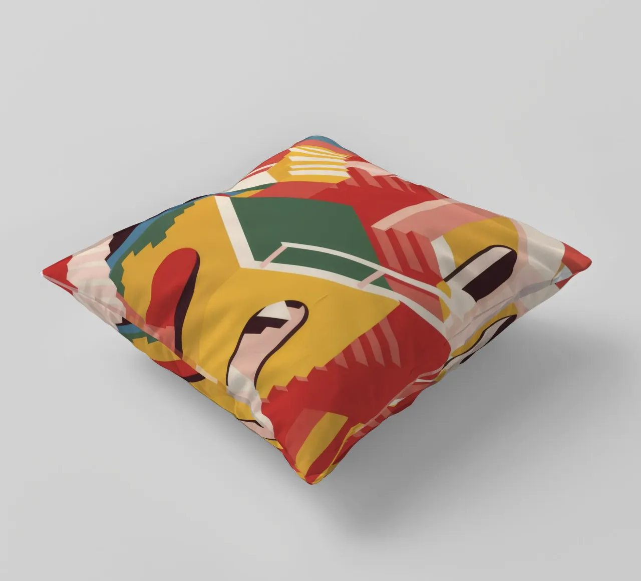 Labirinto di scale escherescente cuscino da Jasper Rune