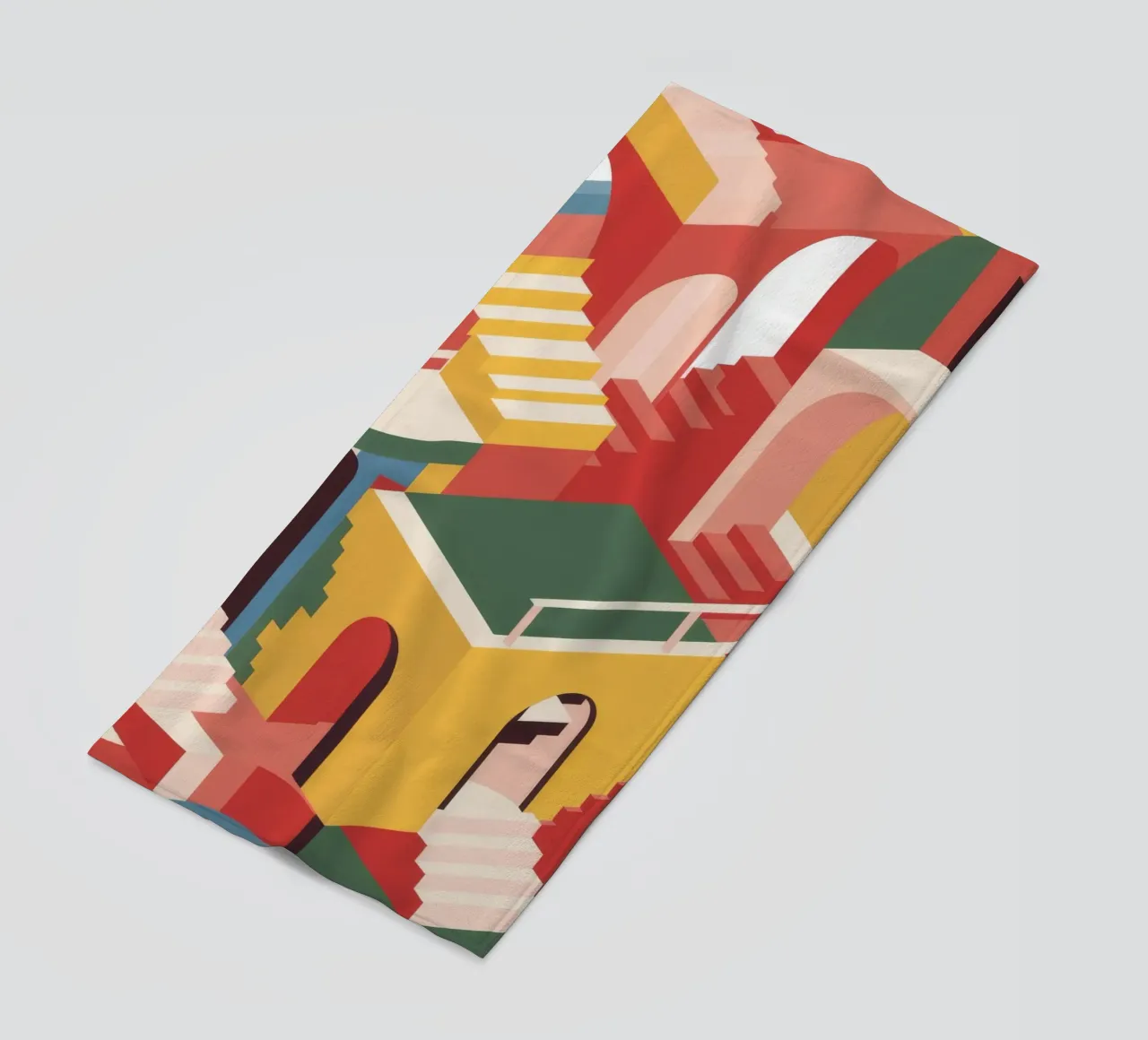 Escheresque Stair Maze Strandtuch von Jasper Rune