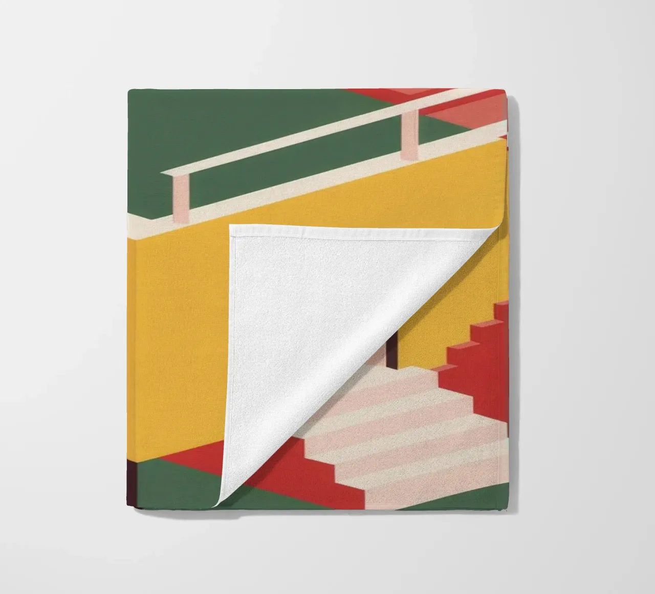 Labirinto di scale escherescente telo mare da Jasper Rune