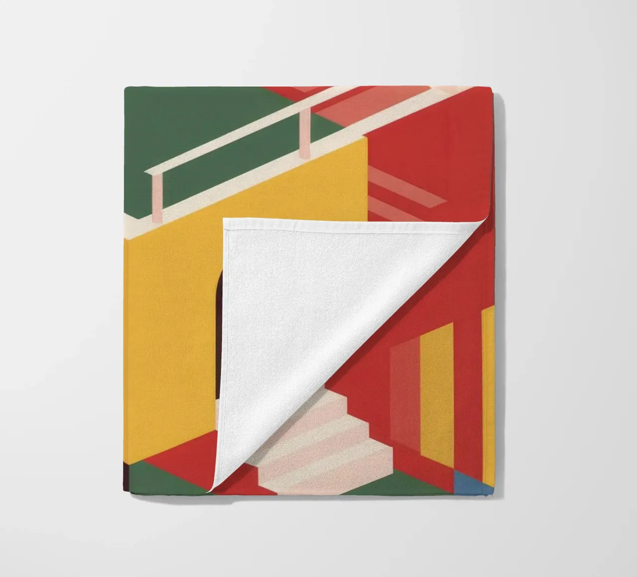 Labirinto di scale escherescente telo mare da Jasper Rune