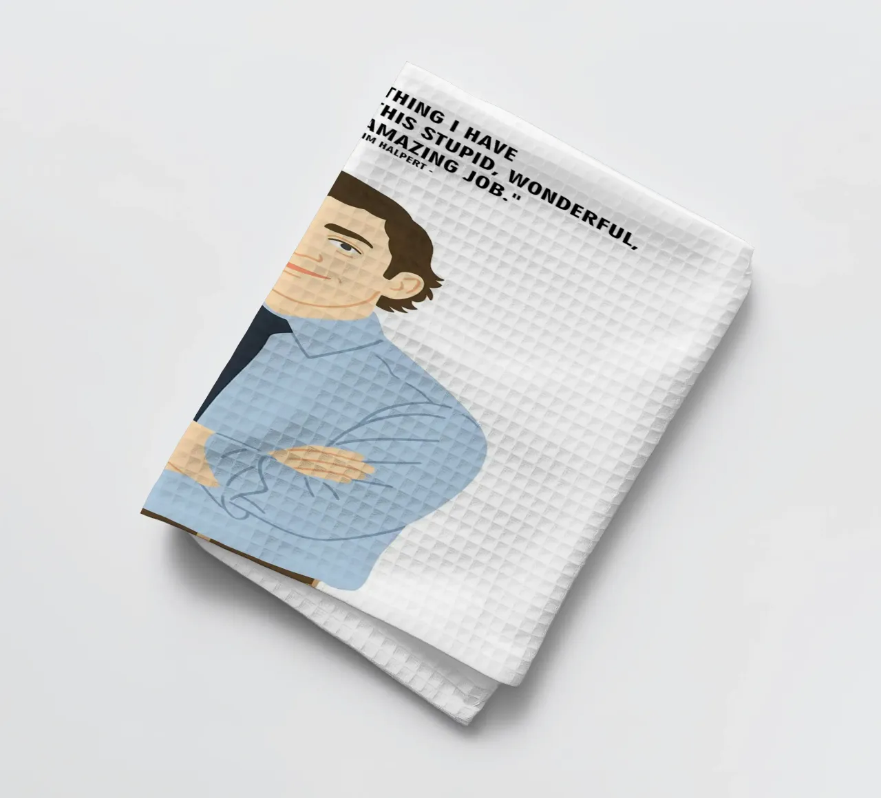 Jim Halpert The Office quotes canovaccio da cucina da MoviesArt