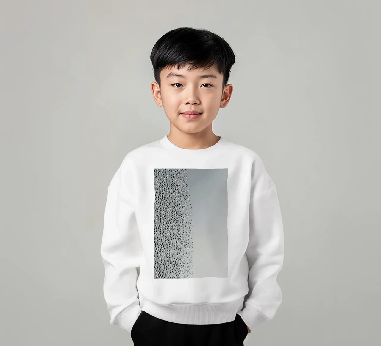 Winter Window View 2 kids sweatshirt by Studio Nahili