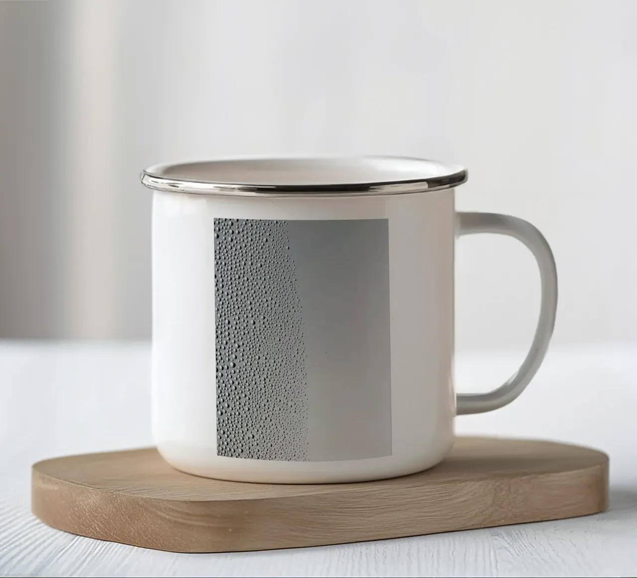 Winter Window View 2 enamel mug by Studio Nahili