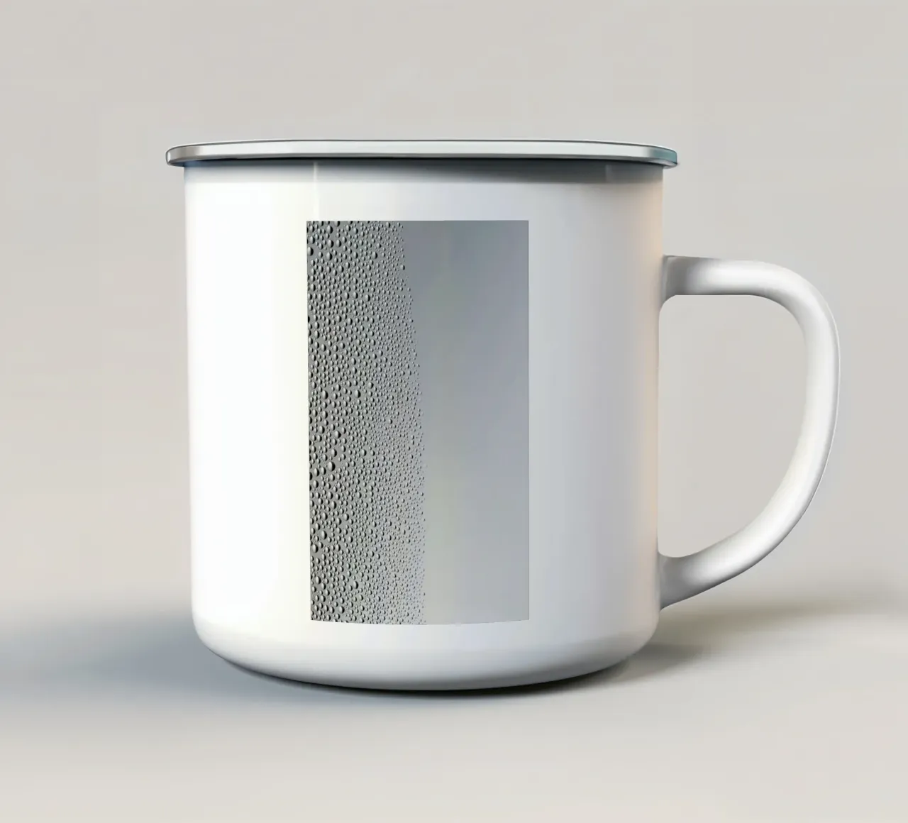 Winter Window View 2 enamel mug by Studio Nahili