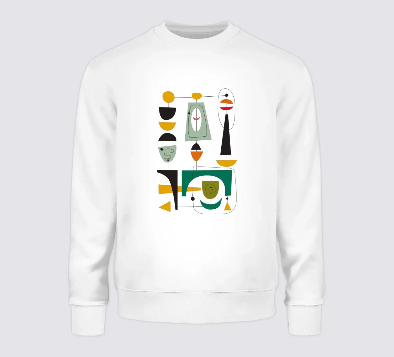 Mid Century Retro Glide 3 felpa da Dream Print Designs