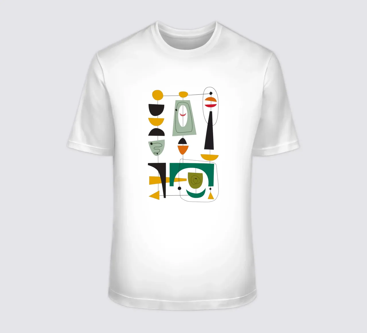 Mid Century Retro Glide 3 t-shirt da Dream Print Designs