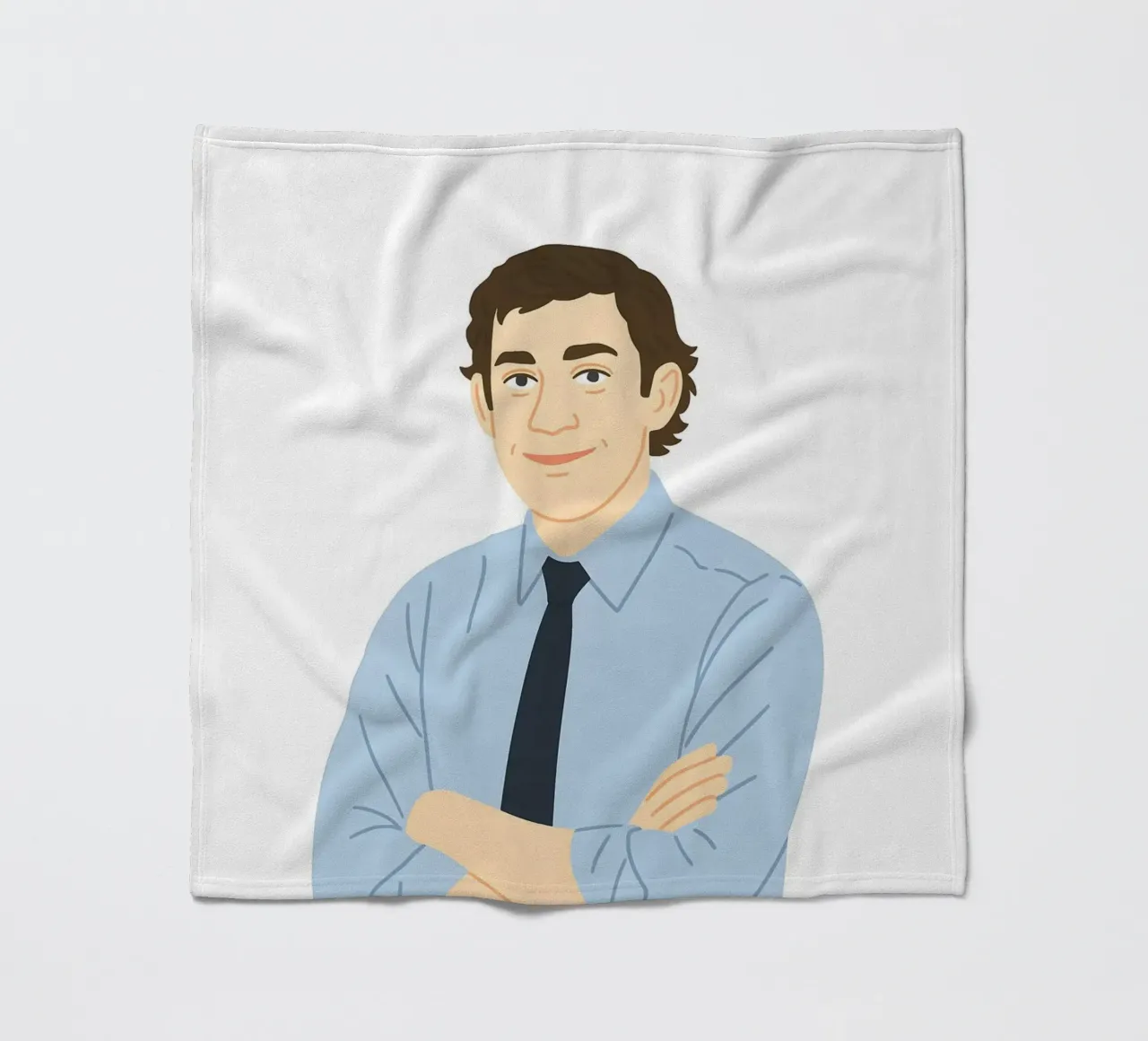 Jim Halpert The Office coperta in pile da MoviesArt