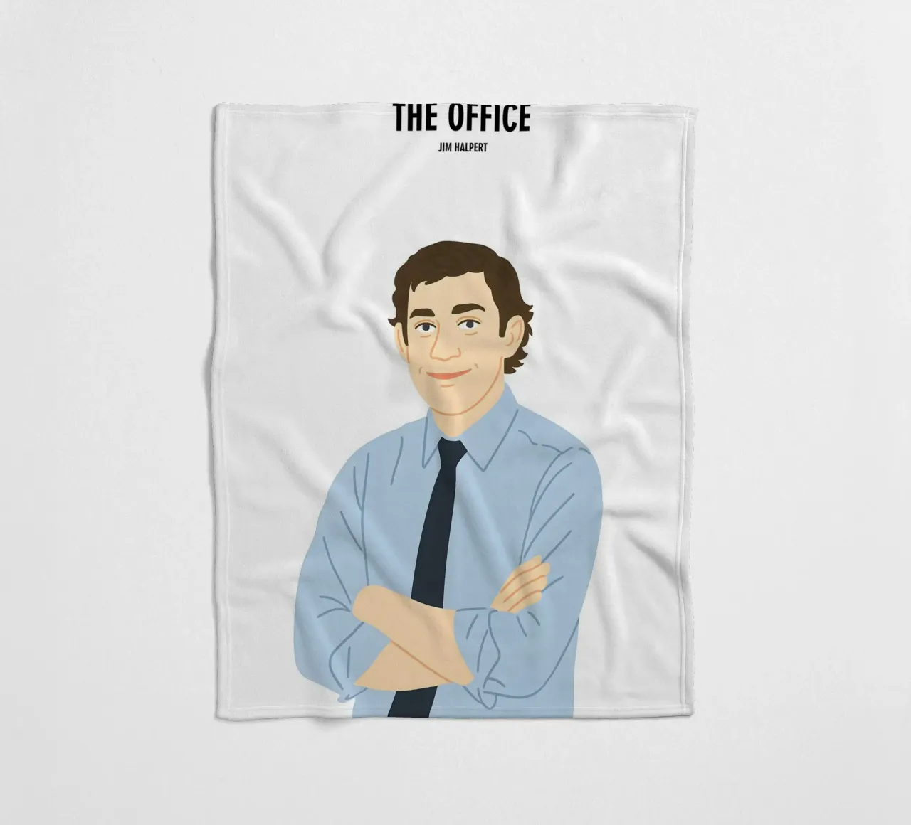 Jim Halpert The Office coperta in pile da MoviesArt