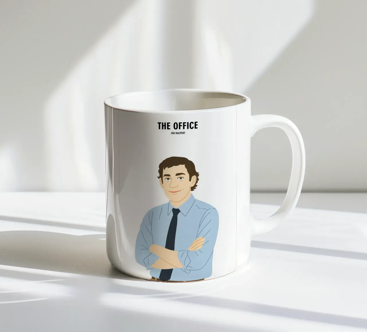 Jim Halpert The Office tazza in ceramica da MoviesArt