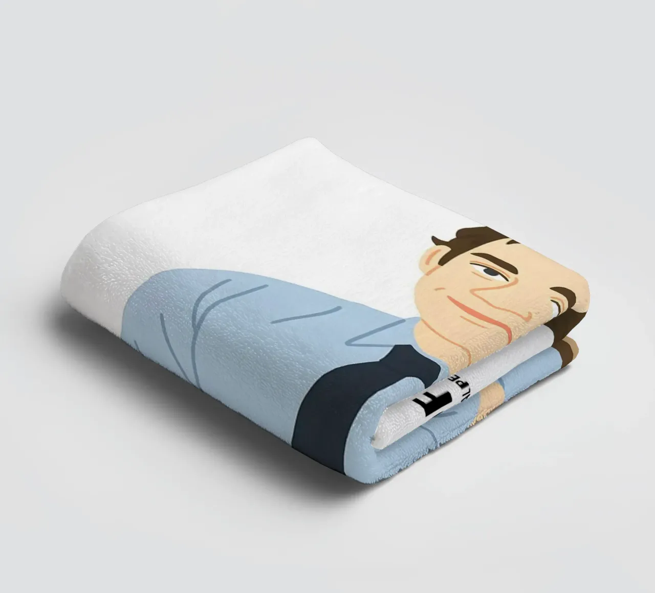 Jim Halpert The Office asciugamano da bagno da MoviesArt