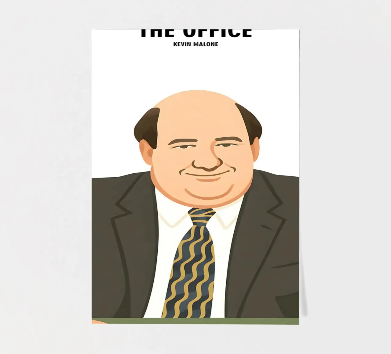 Kevin Malone The Office sticker sheet by MoviesArt