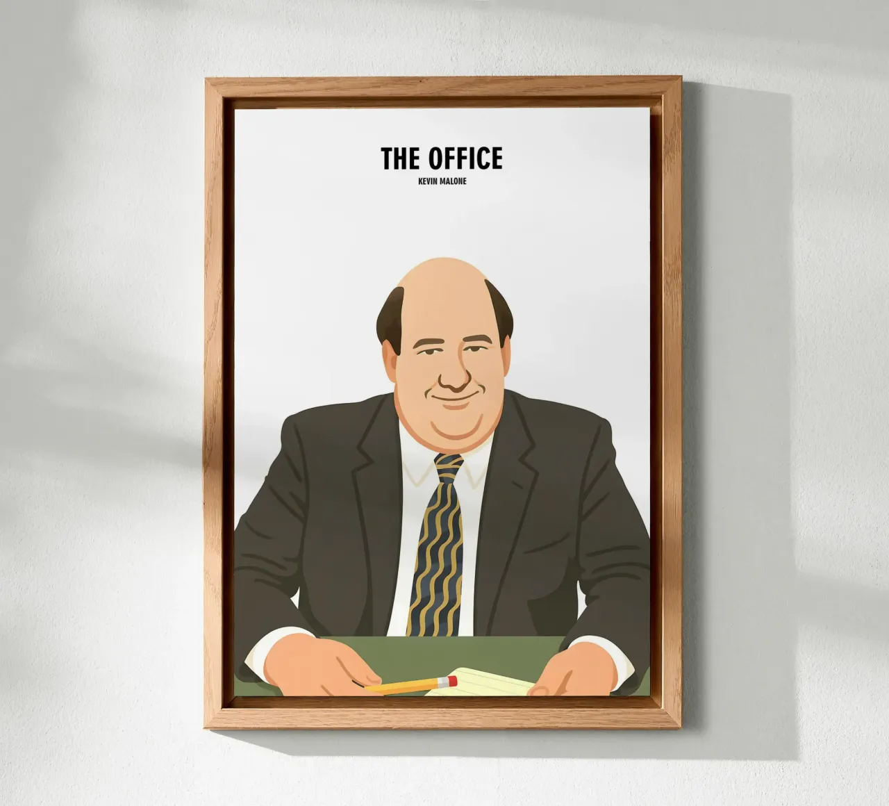 Kevin Malone The Office alluminio dibond da MoviesArt