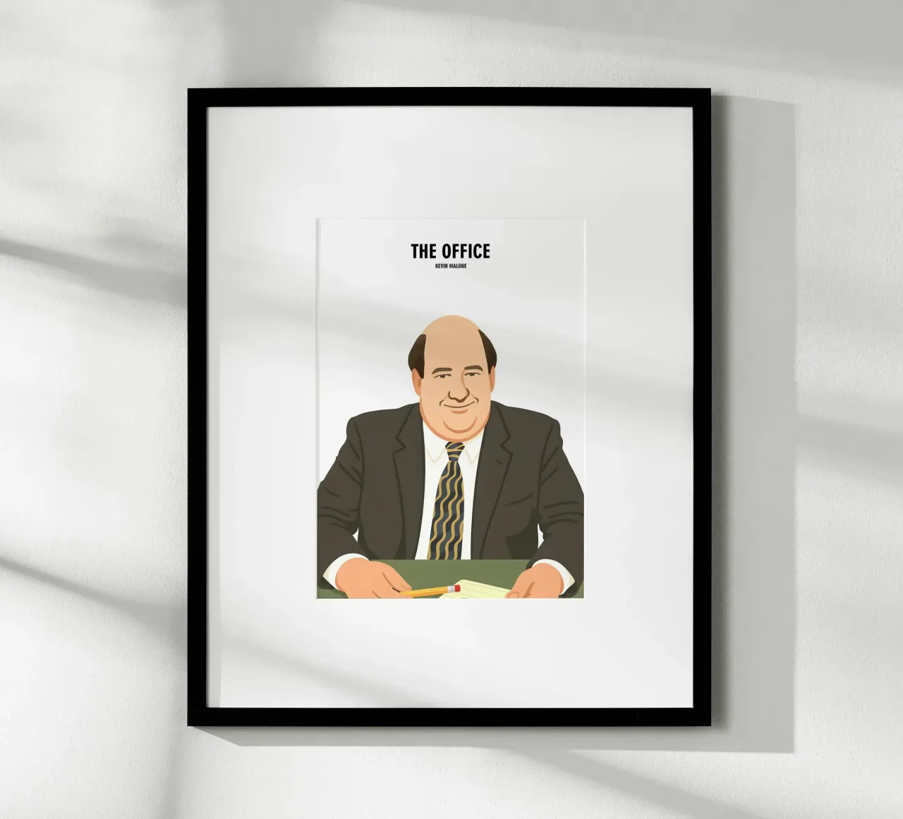 Kevin Malone The Office hahnemühle by MoviesArt