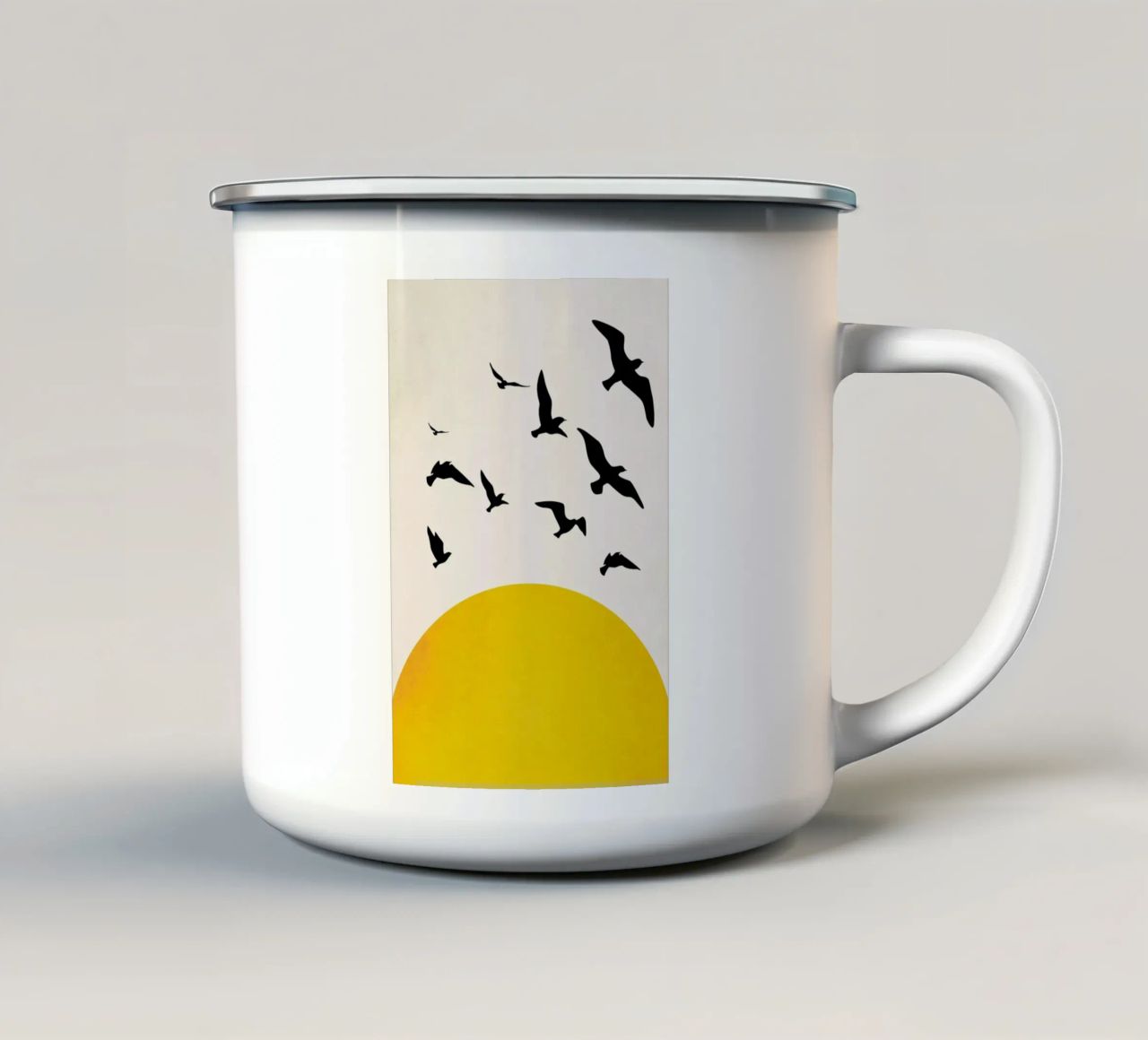 Wings To Fly tazza in smalto da Kubistika
