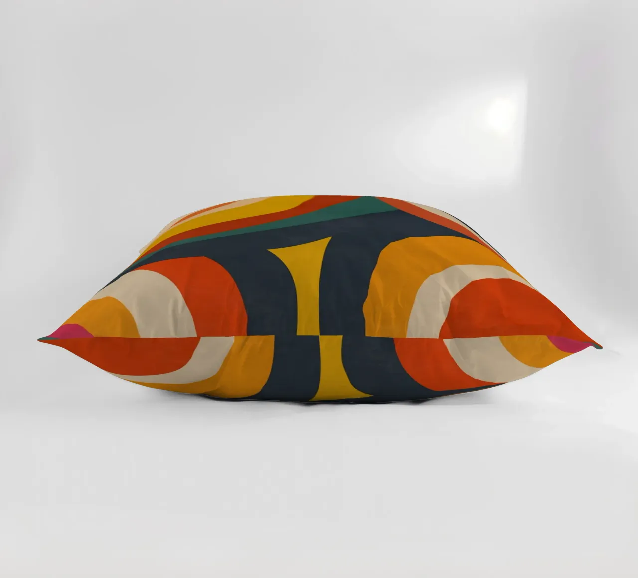 Mid Century Retro Wave cuscino da Dream Print Designs