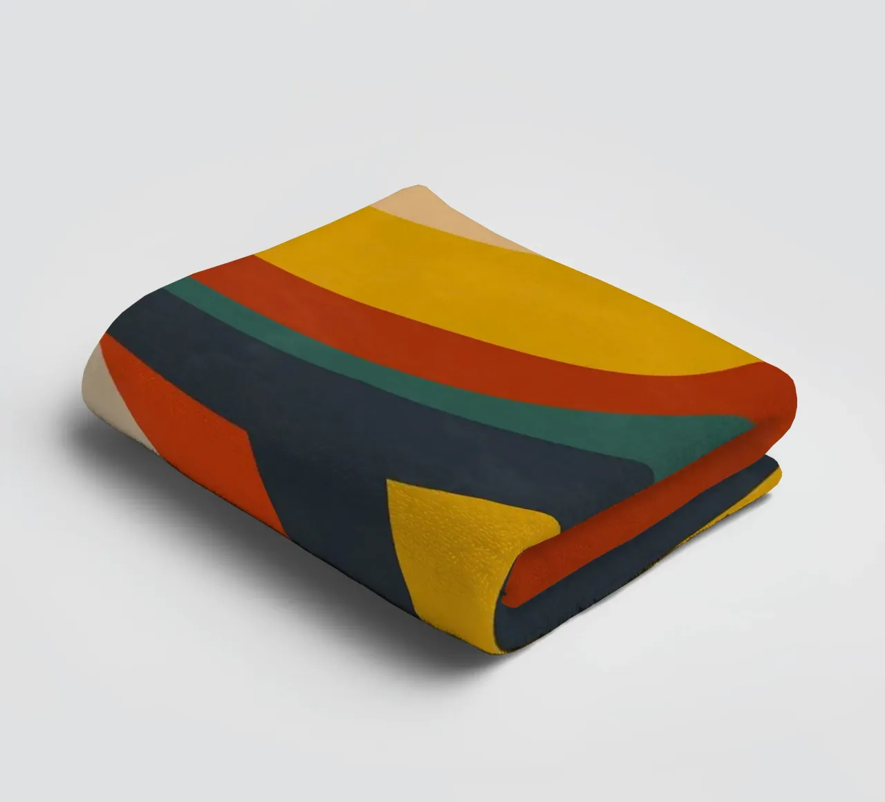 Mid Century Retro Wave asciugamano da bagno da Dream Print Designs