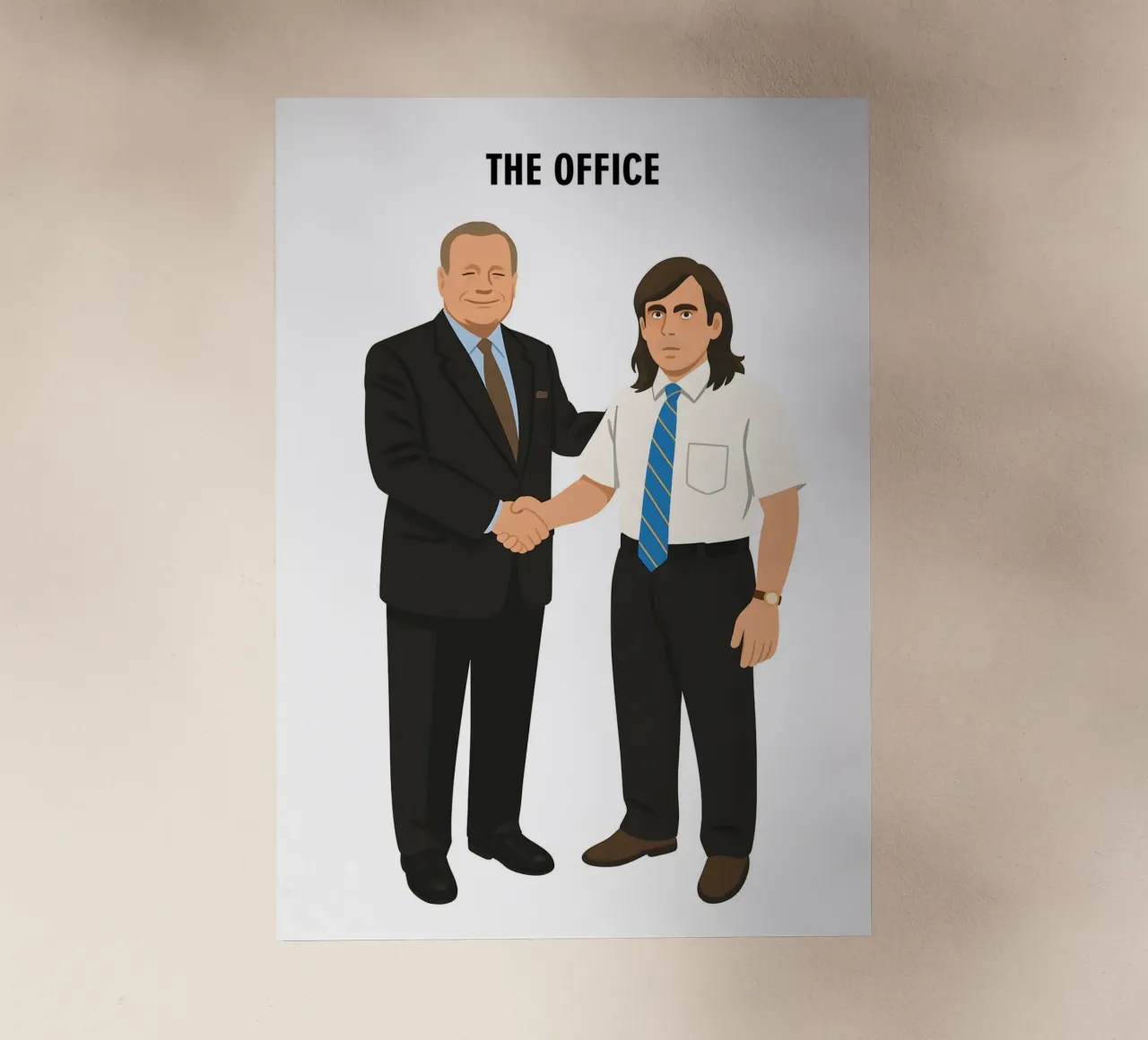 Michael Scott The Office pellicola backlit da MoviesArt