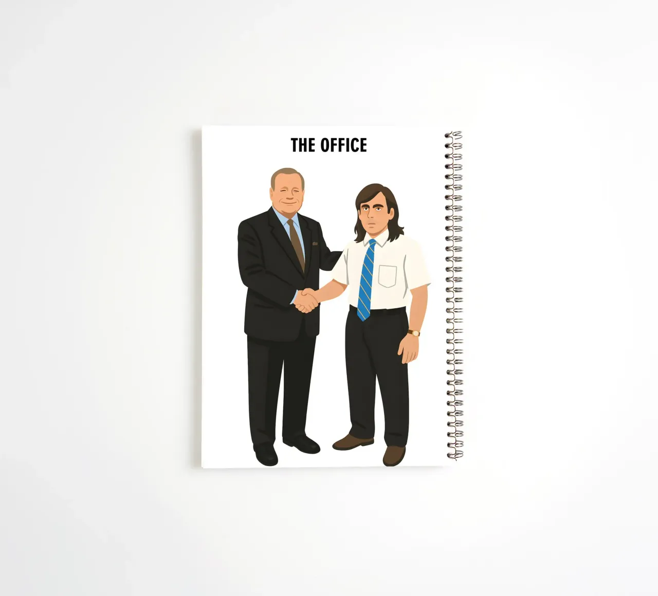 Michael Scott The Office spiral notebook by MoviesArt