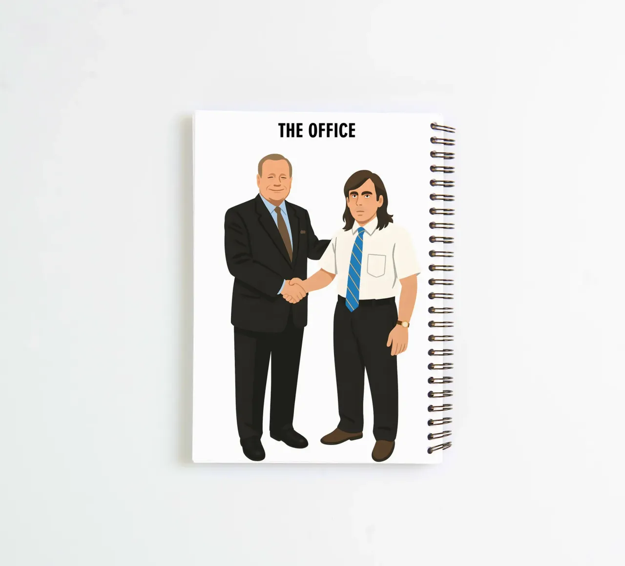 Michael Scott The Office spiral notebook by MoviesArt