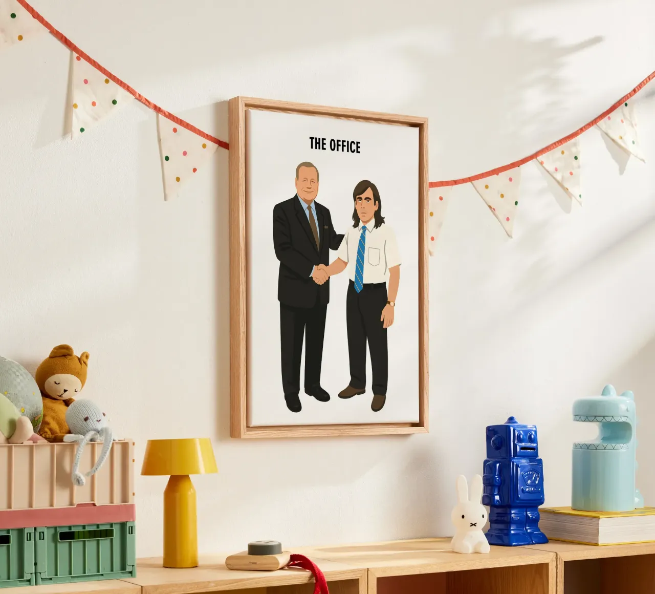 Michael Scott The Office tela con Cornice a cassetta da MoviesArt