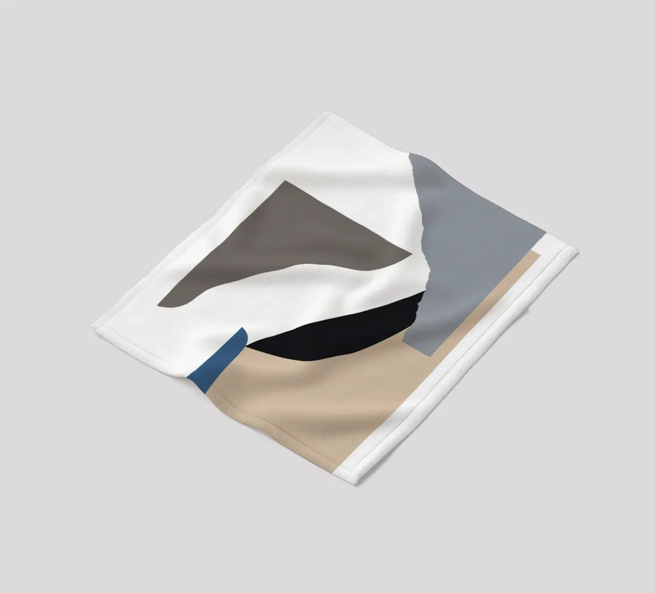 Tagli di carta astratta 3 coperta in pile da NouveauPrints