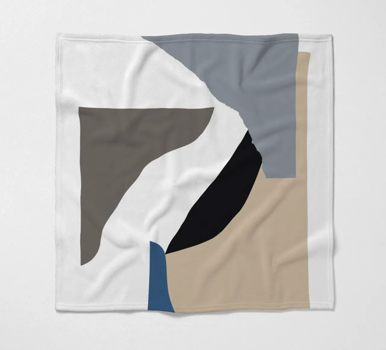 Tagli di carta astratta 3 coperta in pile da NouveauPrints