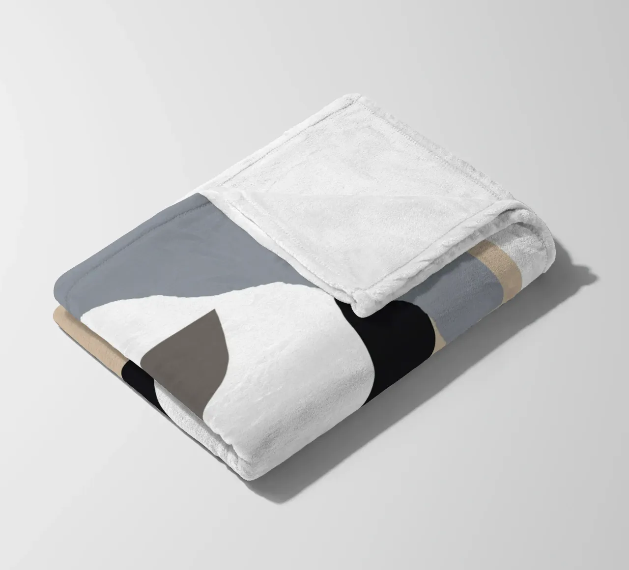 Tagli di carta astratta 3 coperta in pile da NouveauPrints