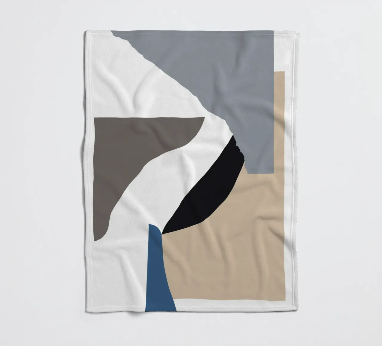 Tagli di carta astratta 3 coperta in pile da NouveauPrints