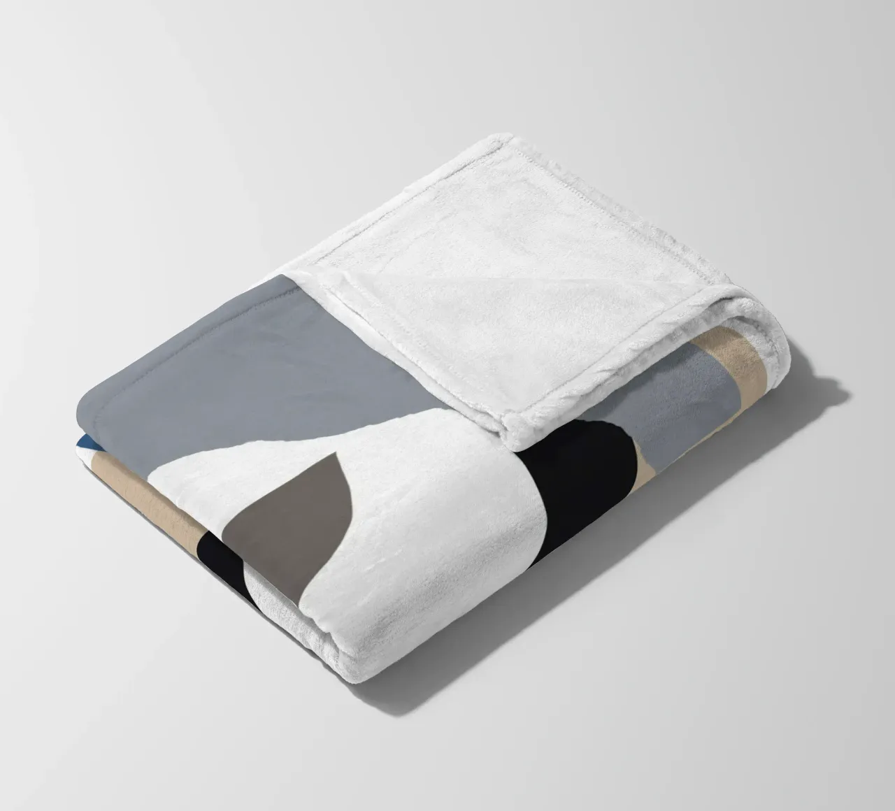 Tagli di carta astratta 3 coperta in pile da NouveauPrints