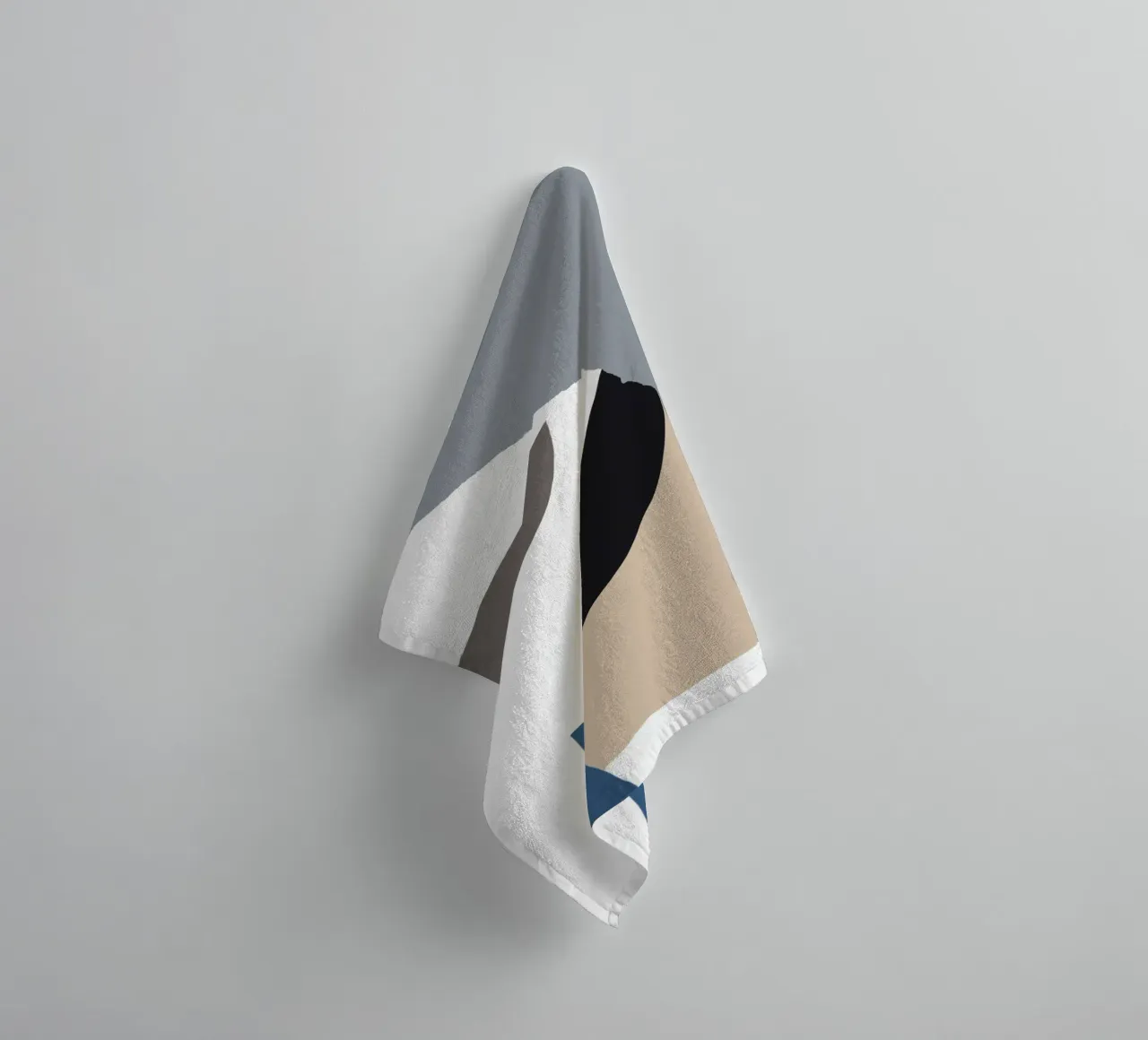 Abstract paper cuts 3 towel by NouveauPrints