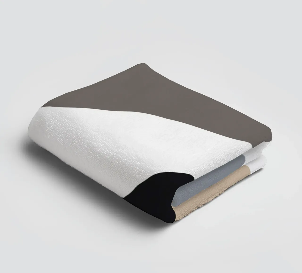 Abstract paper cuts 3 towel by NouveauPrints