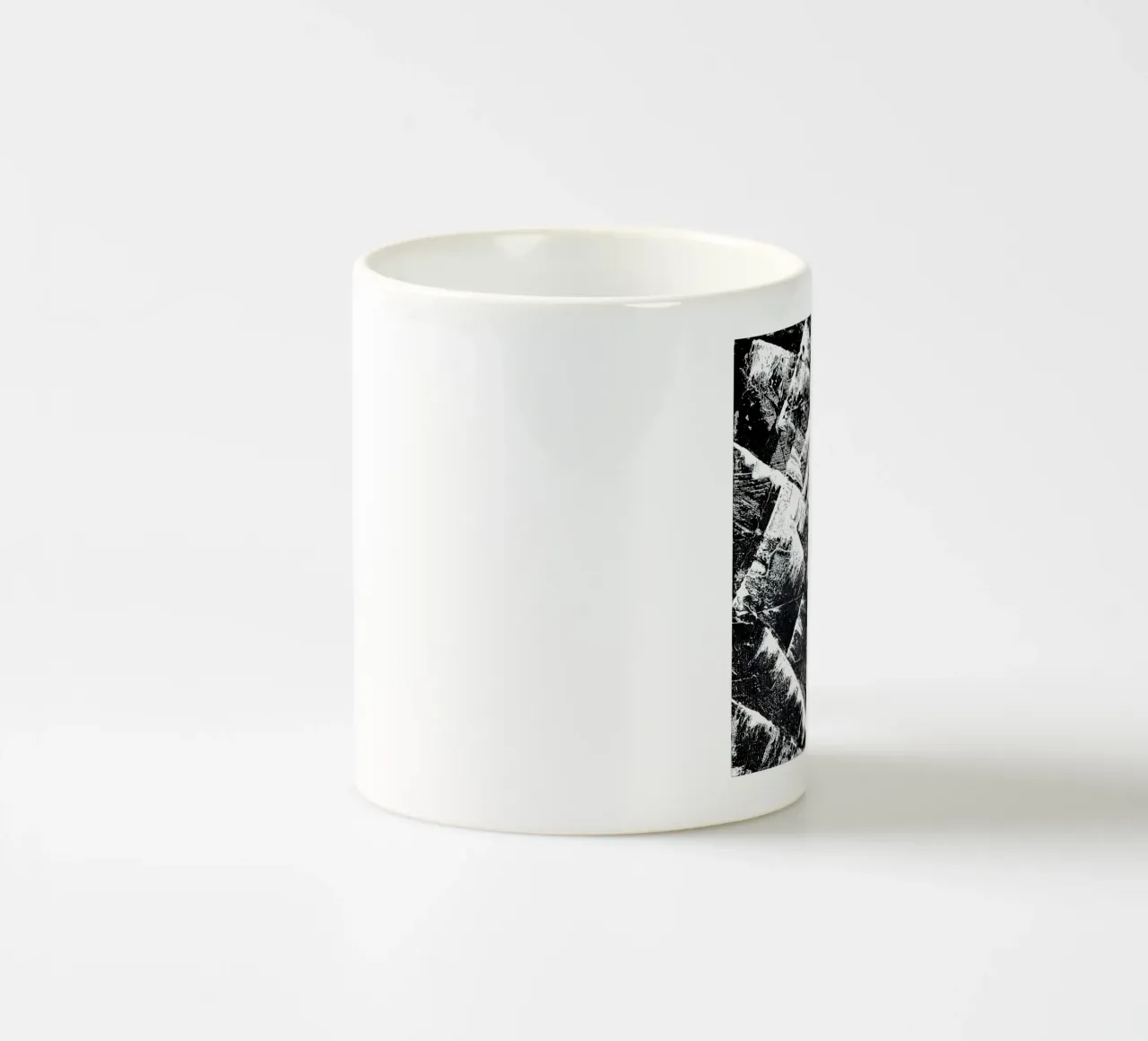 Firmament in the midst of waters ceramic mug by cykwak