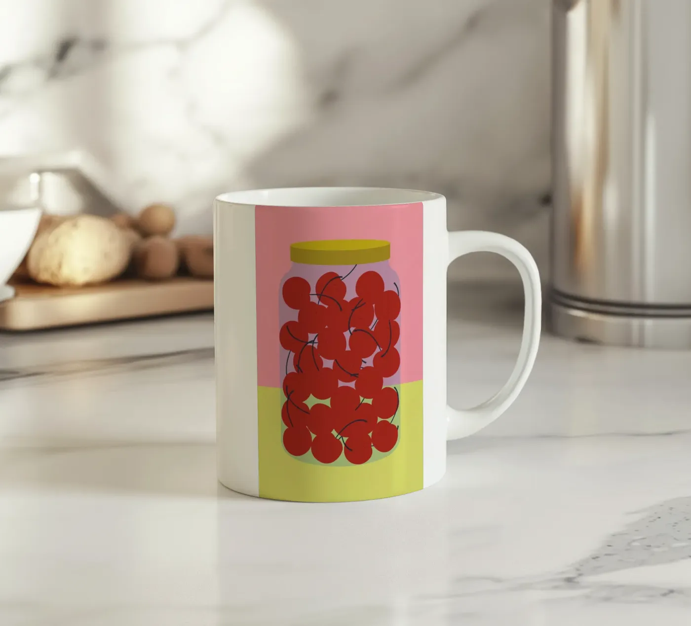 Schattenmorrellen ceramic mug by Rosi Feist
