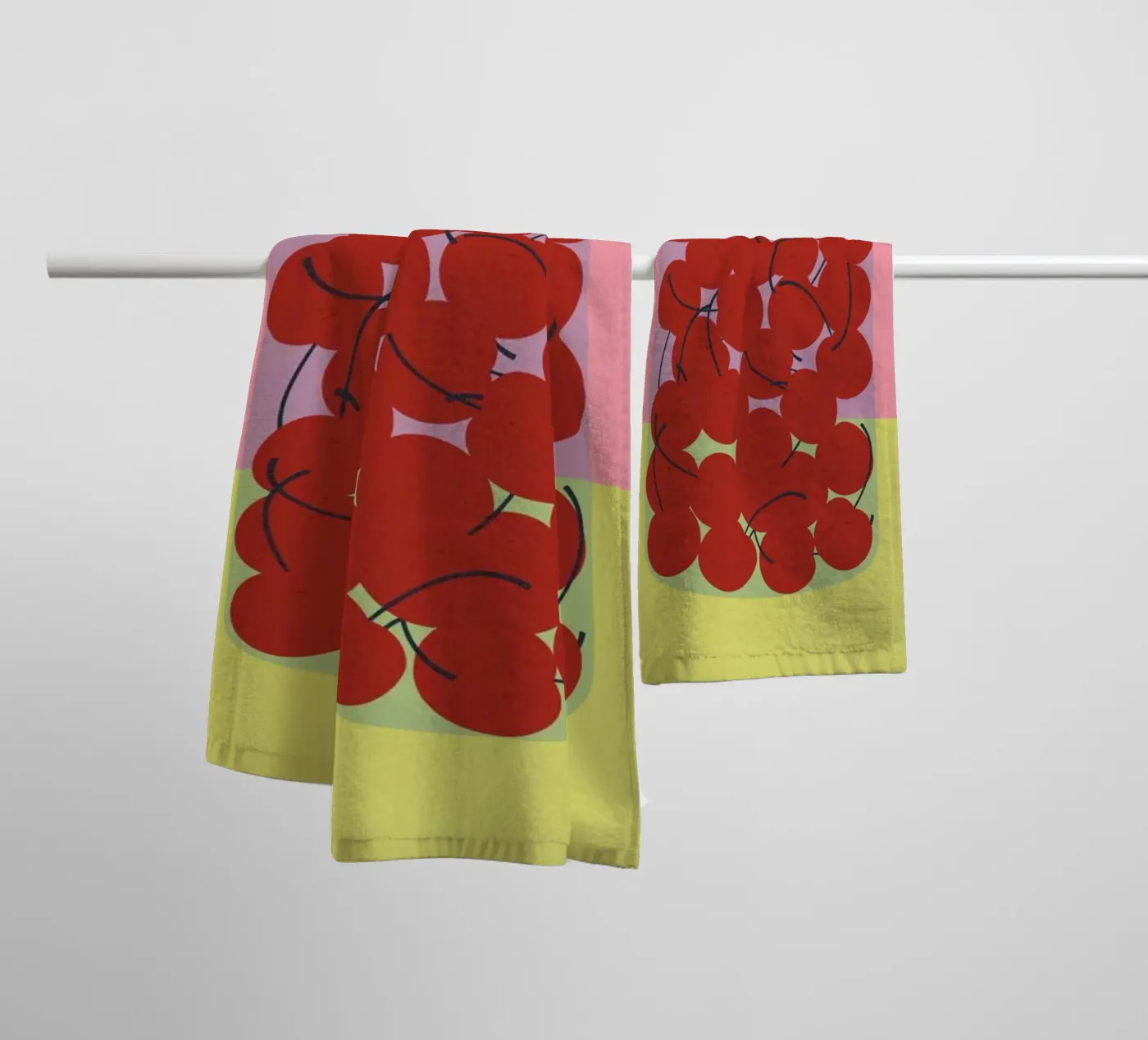 Schattenmorrellen towel by Rosi Feist