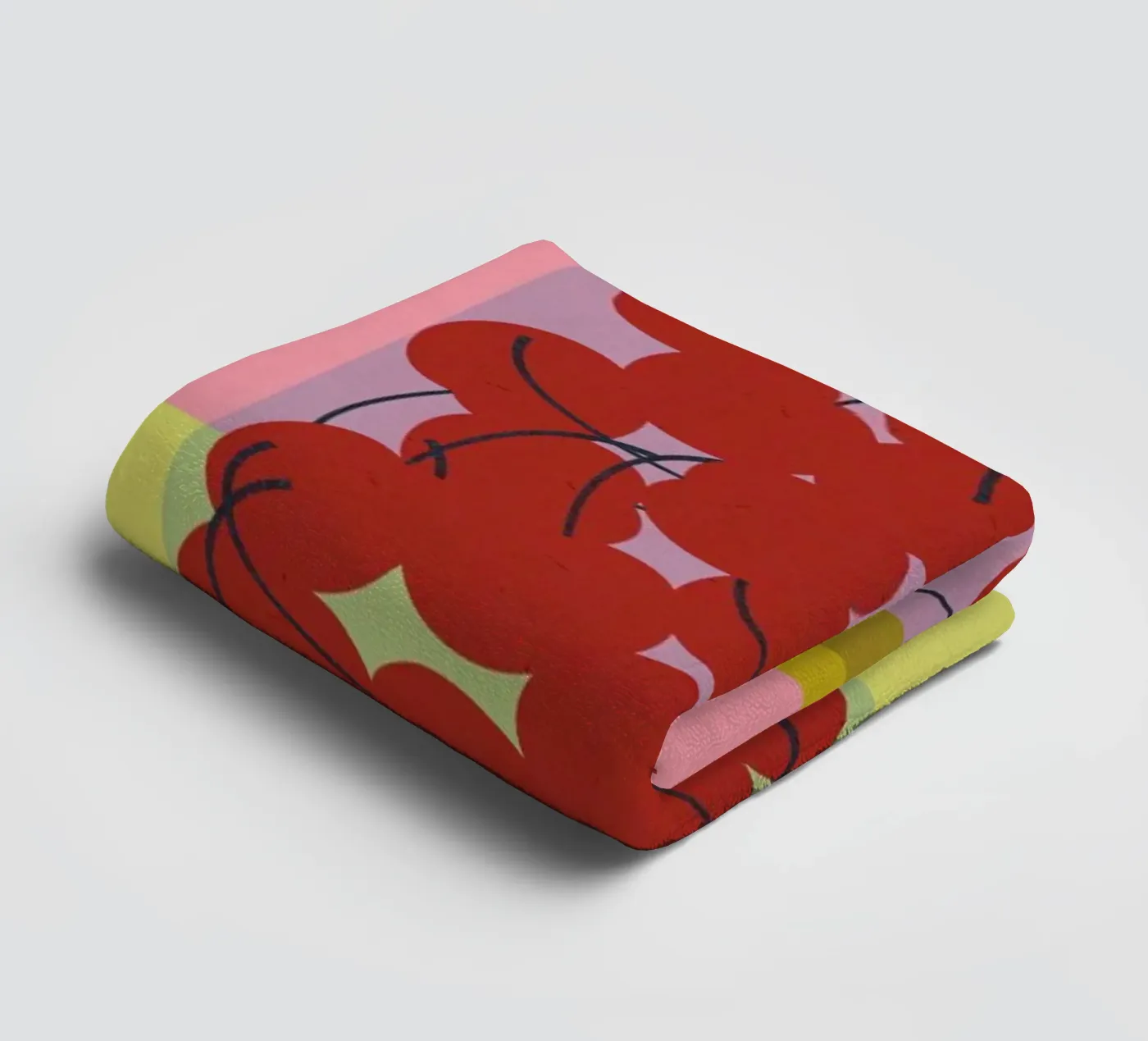 Schattenmorrellen towel by Rosi Feist