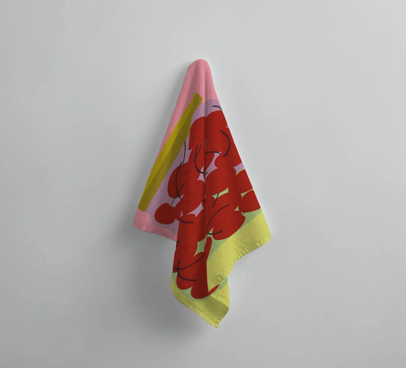Schattenmorrellen towel by Rosi Feist