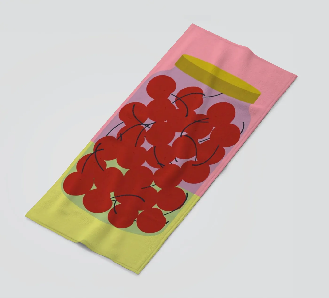 Schattenmorrellen strandhanddoek van Rosi Feist