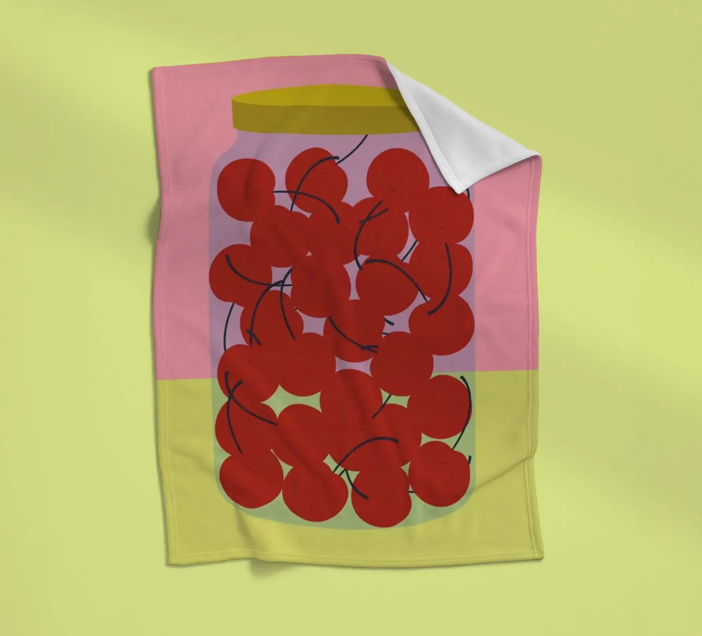 Schattenmorrellen fleecedeken van Rosi Feist